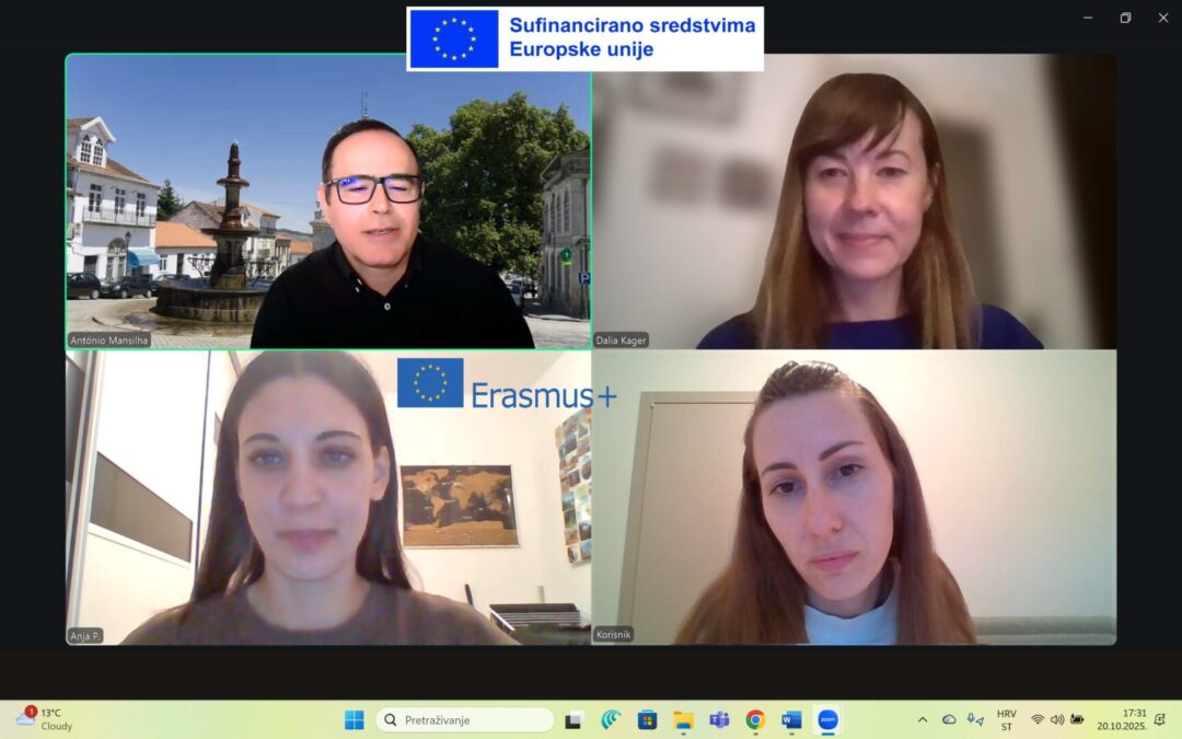 Online sastanak Erasmus koordinatora i priprema za mobilnost u Portugal
