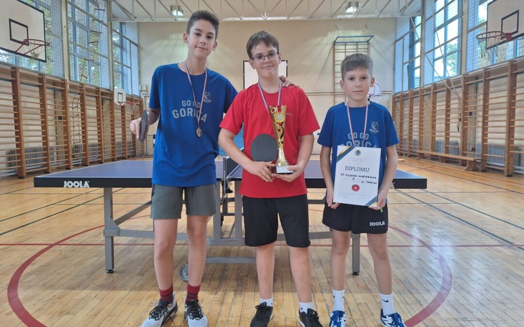 Stolnotenisači pobjednici gradskog natjecanja