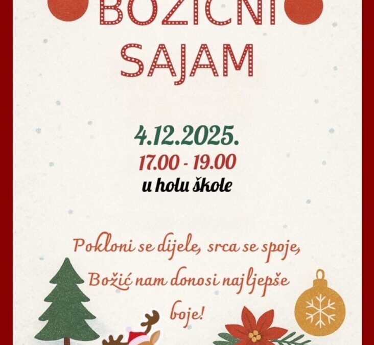 Dođite na Božićni sajam