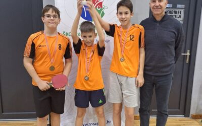 Stolnotenisači treći na županijskom natjecanju