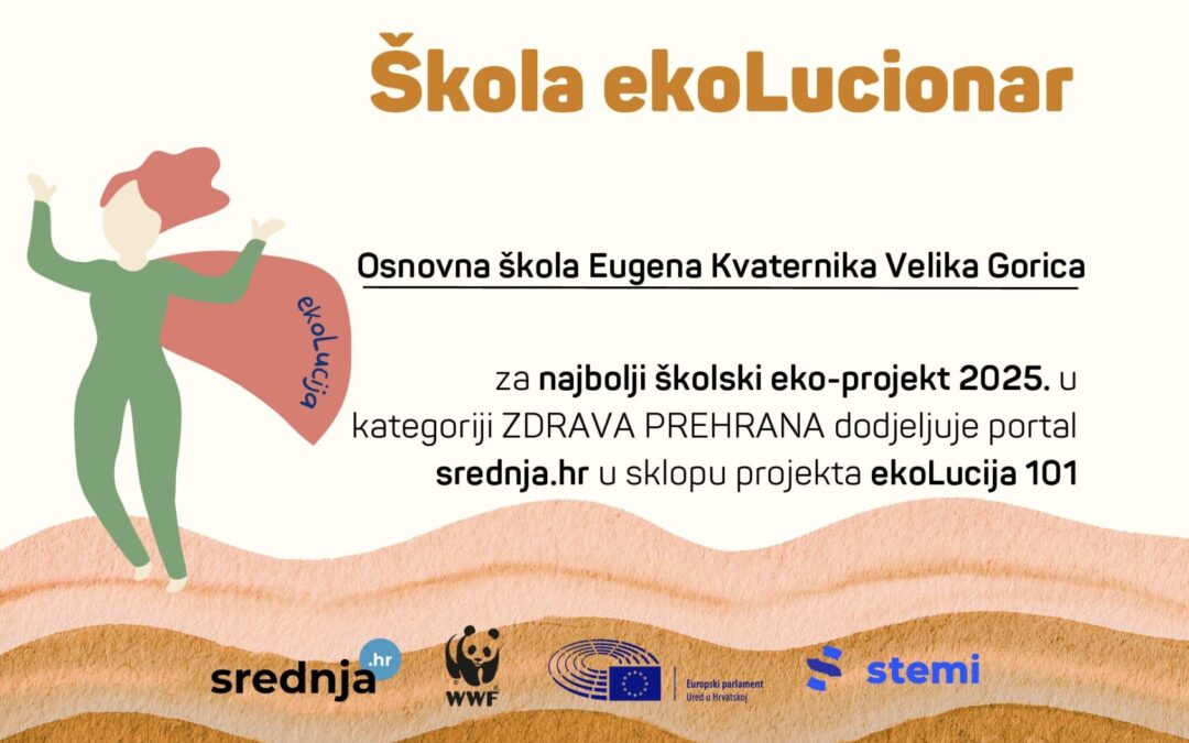 Košarica održivosti nagrađena na natječaju ekoLucija 101 2026