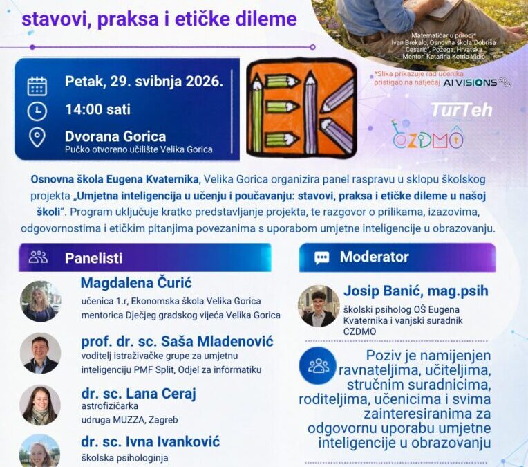 Poziv na panel raspravu o umjetnoj inteligenciji u obrazovanju
